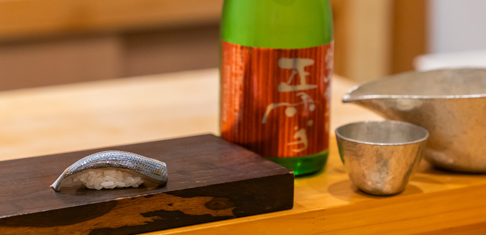 日本酒と寿司